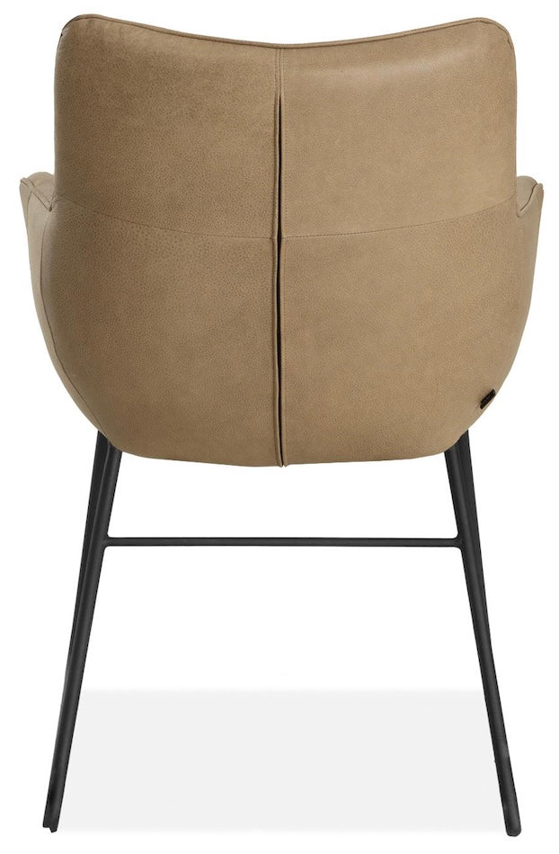 Design Armlehnen Stuhl Kaydenos Echt Leder in 34 Farben und 3 Gestellvarianten Drehbarer Lederstuhl