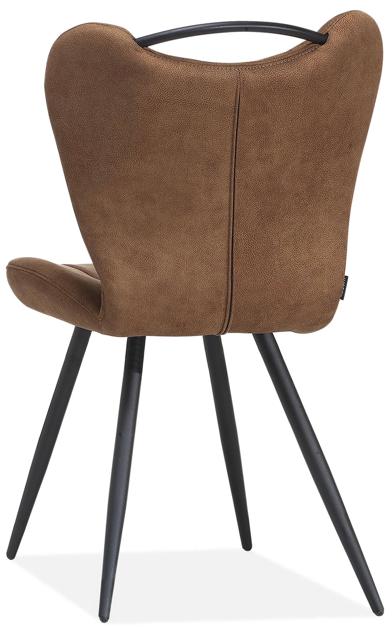 Mikrofaser Stuhl Gibon in 3 Farben Cognac-Braun anthrazit grün