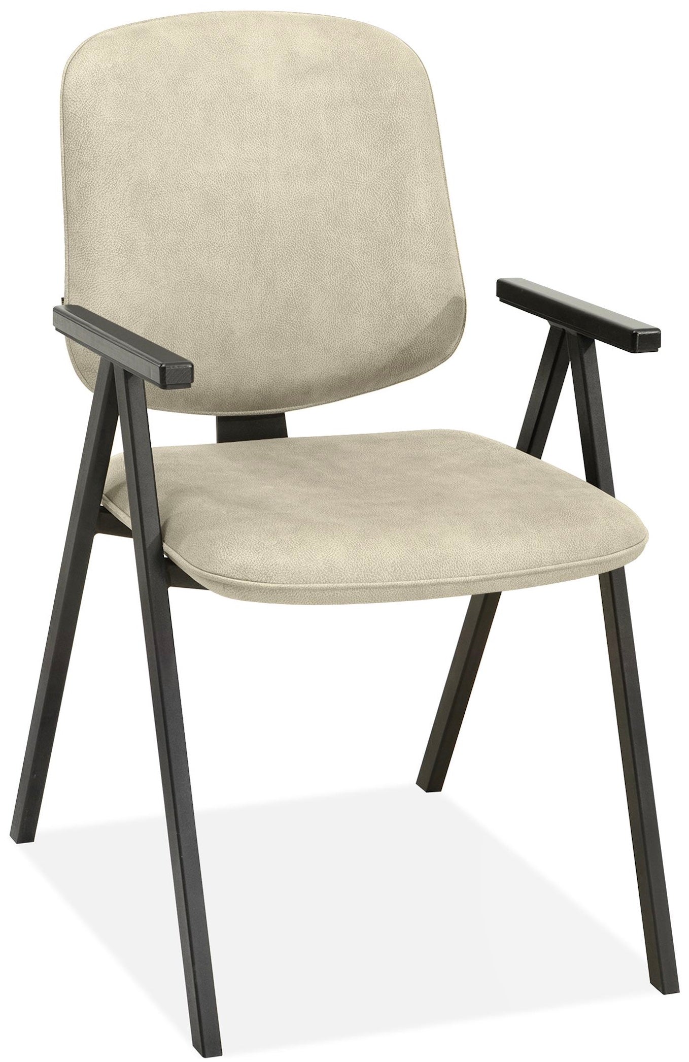 Armlehnenstuhl Isa in 3 Farben Sand-Beige Grün-Braun Anthrazit Mikrofaser