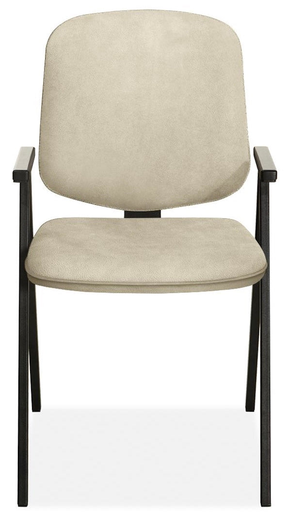 Armlehnenstuhl Isa in 3 Farben Sand-Beige Grün-Braun Anthrazit Mikrofaser