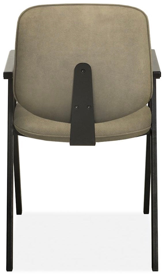 Armlehnenstuhl Isa in 3 Farben Sand-Beige Grün-Braun Anthrazit Mikrofaser