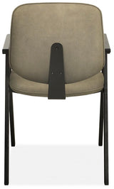 Armlehnenstuhl Isa in 3 Farben Sand-Beige Grün-Braun Anthrazit Mikrofaser