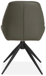 Design Armlehnen Stuhl Carter Echt Leder in 34 Farben und 3 Gestellvarianten Drehbarer Lederstuhl