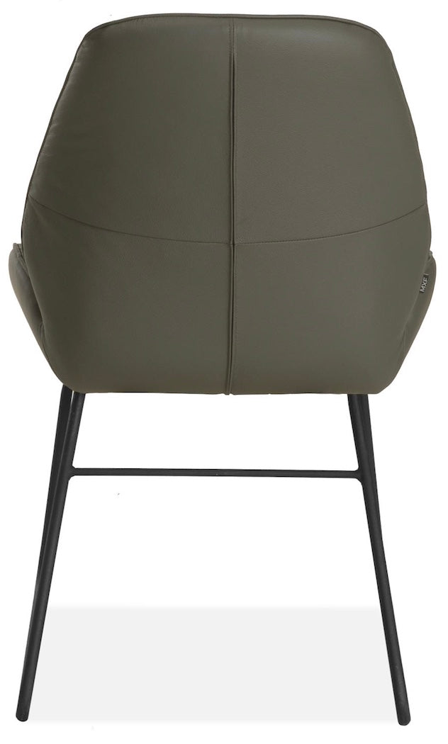 Design Armlehnen Stuhl Carter Echt Leder in 34 Farben und 3 Gestellvarianten Drehbarer Lederstuhl