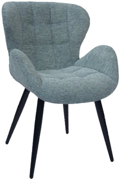 Stuhl Simon Stoff Fantasy Fabric 3 Farben Pastell Grau Blau Grün