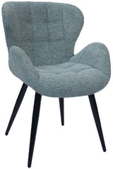 Stuhl Simon Stoff Fantasy Fabric 3 Farben Pastell Grau Blau Grün