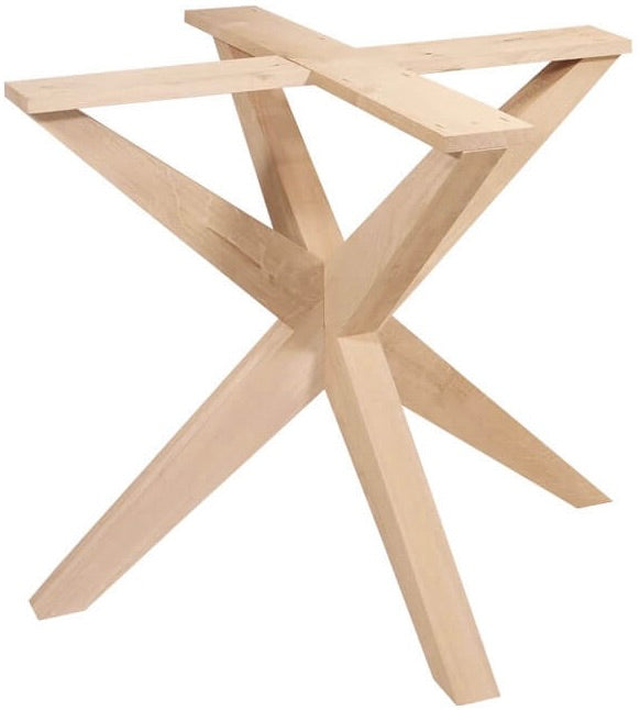 Piètement de table à manger en bois de chêne 7 modèles Spider