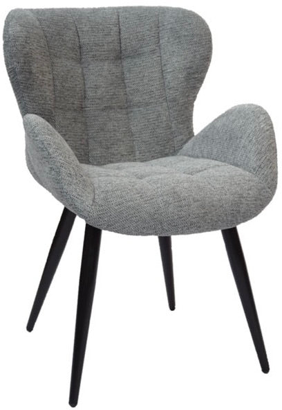 Stuhl Simon Stoff Fantasy Fabric 3 Farben Pastell Grau Blau Grün