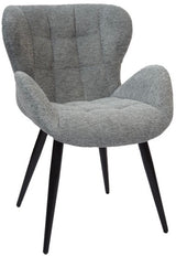 Stuhl Simon Stoff Fantasy Fabric 3 Farben Pastell Grau Blau Grün