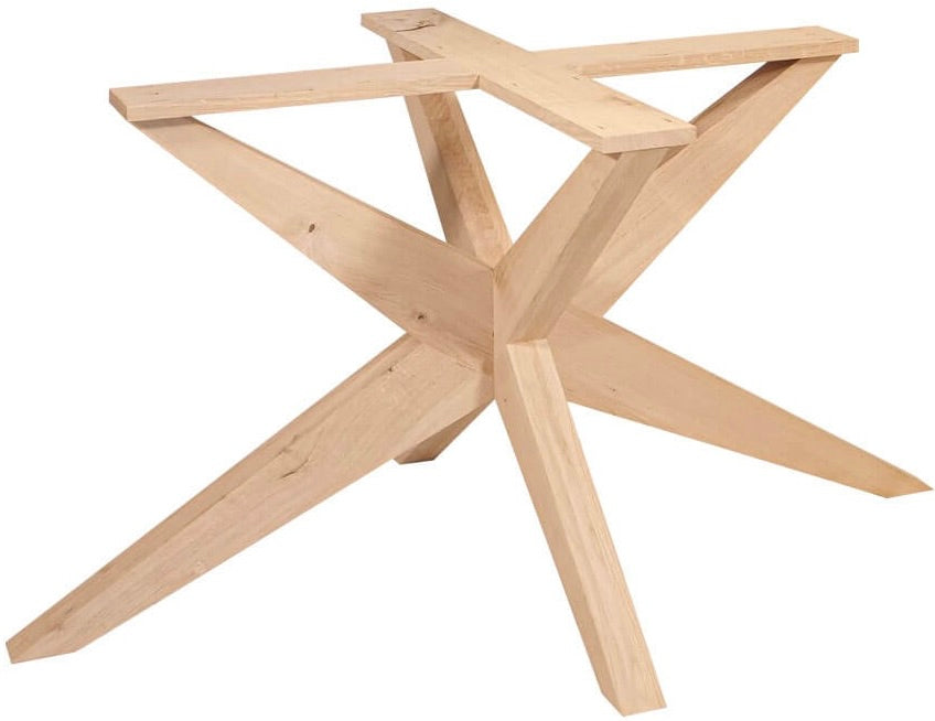 Piètement de table à manger en bois de chêne 7 modèles Spider