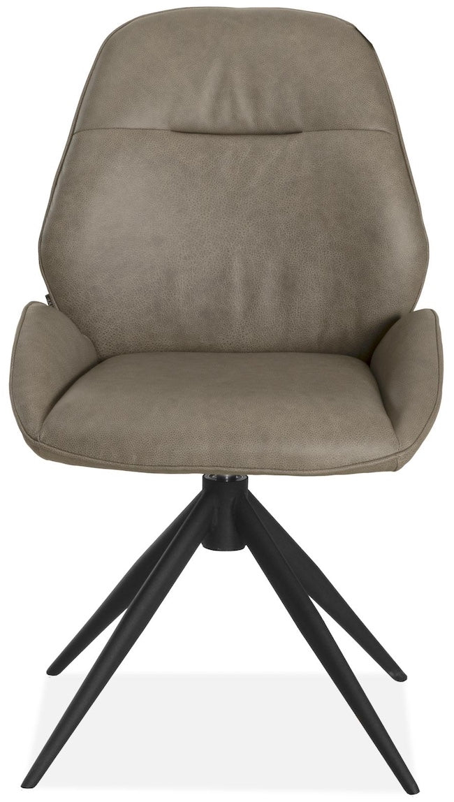 Design Armlehnen Stuhl Cart Echt Leder in 34 Farben und 3 Gestellvarianten Drehbarer Lederstuhl