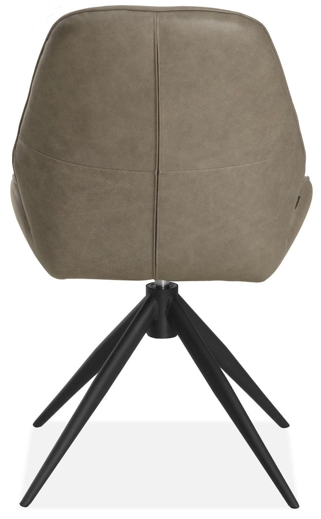 Design Armlehnen Stuhl Cart Echt Leder in 34 Farben und 3 Gestellvarianten Drehbarer Lederstuhl