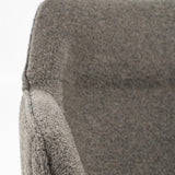 180 Grad Armlehnen Stuhl Jeff Teddy Stoff in 3 Farben Braun Taupe Grau