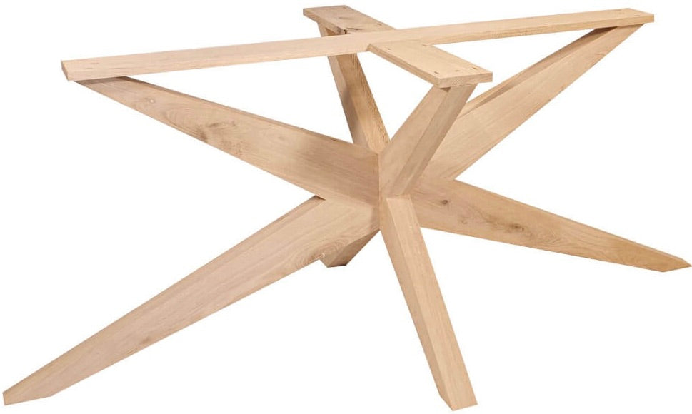 Piètement de table à manger en bois de chêne 7 modèles Spider