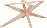 Piètement de table à manger en bois de chêne 7 modèles Spider