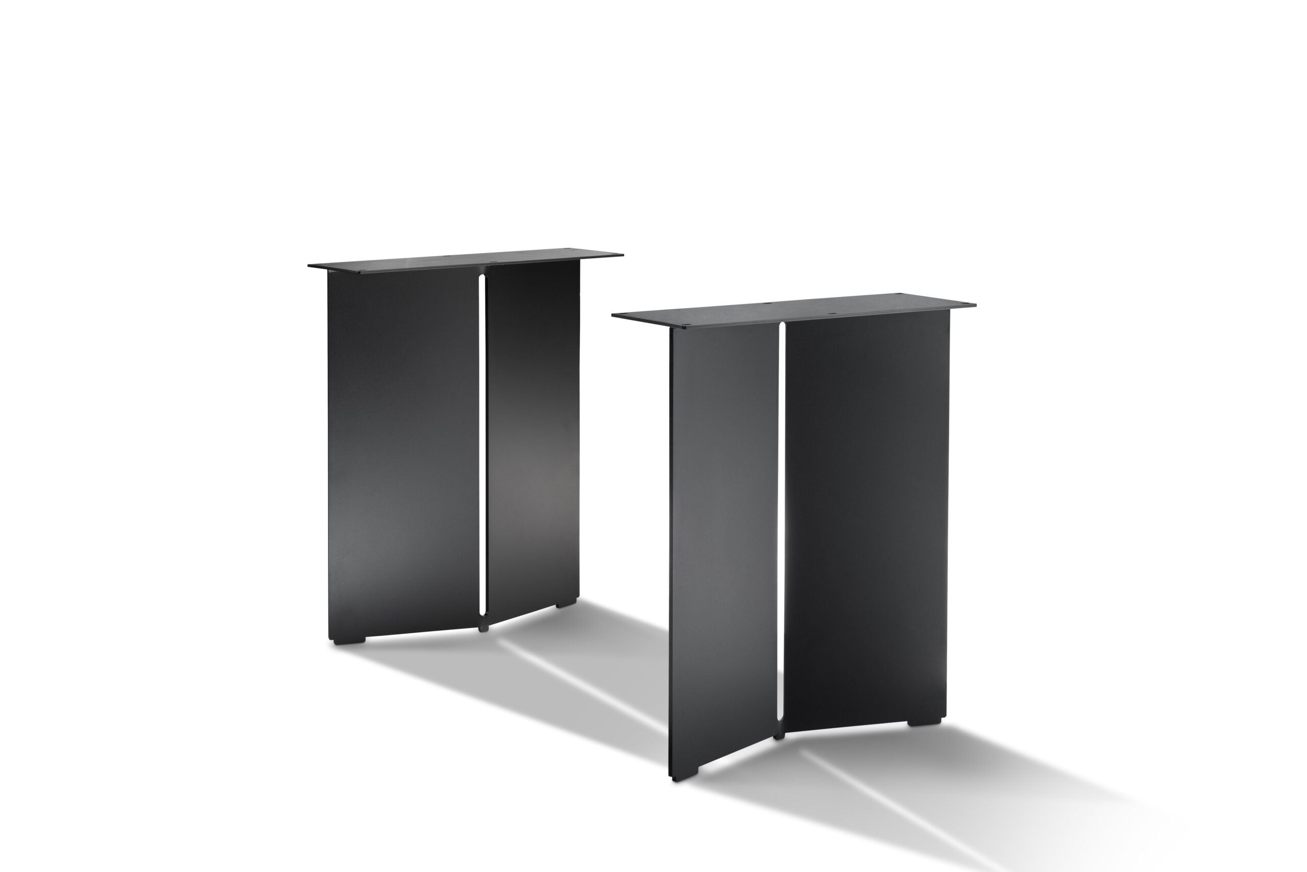Piètement de table Set Butterfly Métal Piètement noir thermolaqué