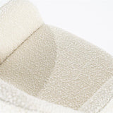 180 Grad Armlehnen Stuhl Fabion Teddy Stoff in 4 Farben Braun Beige Grau Sand