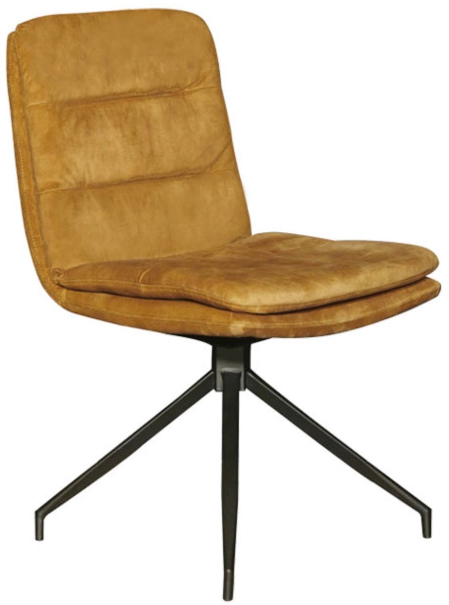 Fauteuil pivotant à 360 degrés Frank Macau Velours en 4 couleurs