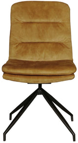 Fauteuil pivotant à 360 degrés Frank Macau Velours en 4 couleurs