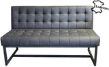 Sitzbank Jim Manila Esszimmer Polsterbank 2 Farben Braungrau Dunkelgrau