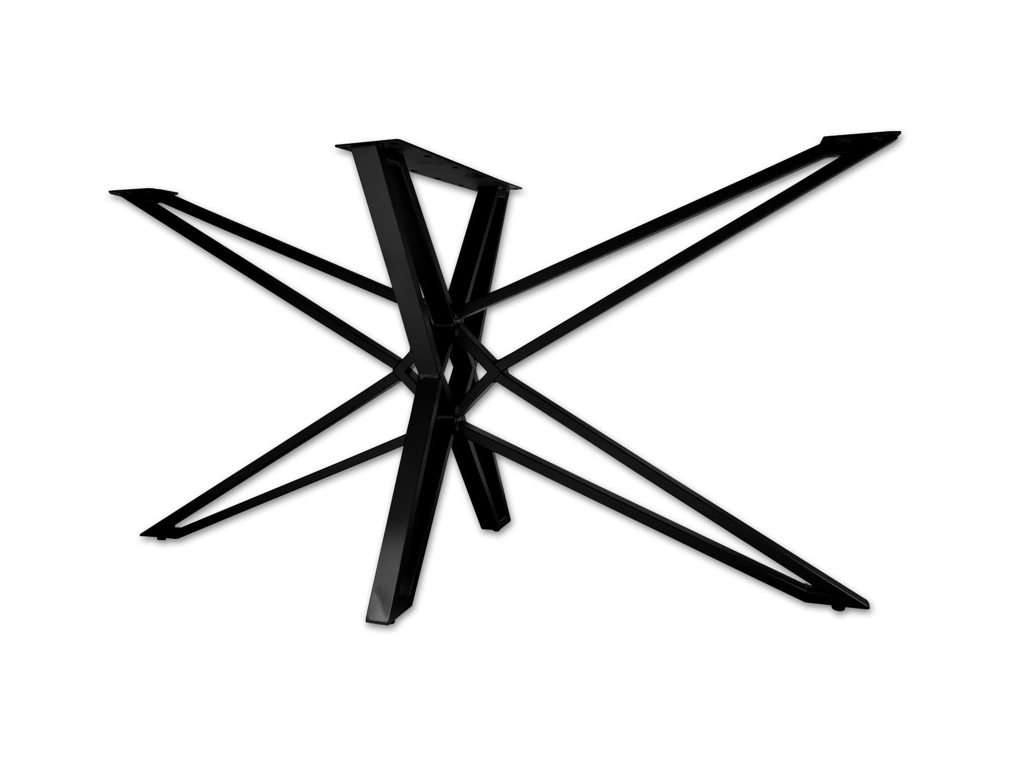 Spider Filigran Metall Gestell schwarz pulverbeschichtet 140 und 180 cm