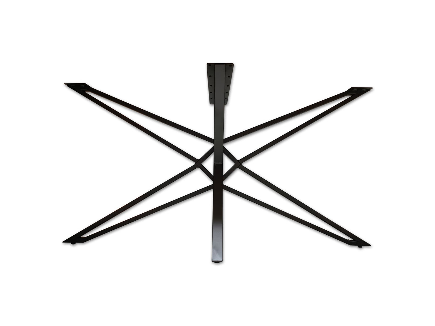 Spider Filigran Metall Gestell schwarz pulverbeschichtet 140 und 180 cm
