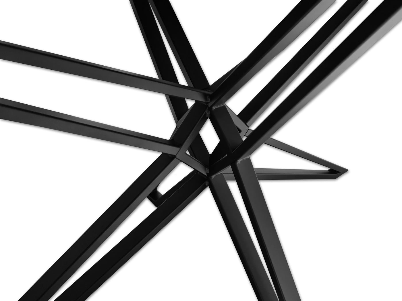 Spider Filigran Metall Gestell schwarz pulverbeschichtet 140 und 180 cm