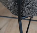 Lade das Bild in den Galerie-Viewer, Armlehnen Stuhl Argo Teddy Stoff in 3 Farben weiß hellgrau anthrazit-grau
