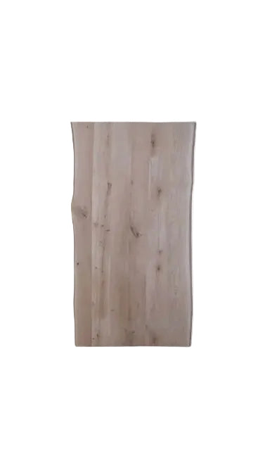 Plateau de table en chêne Neustadt, bord naturel, 4 cm, en 9 tailles, non traité - DIY