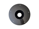 Zylinderfuß 60 cm Metall Gestell schwarz pulverbeschichtet für runde Tischplatten