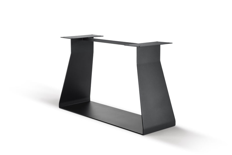 Wang Tischgestell zentrales Tischbein Metall schwarz pulverbeschichtet