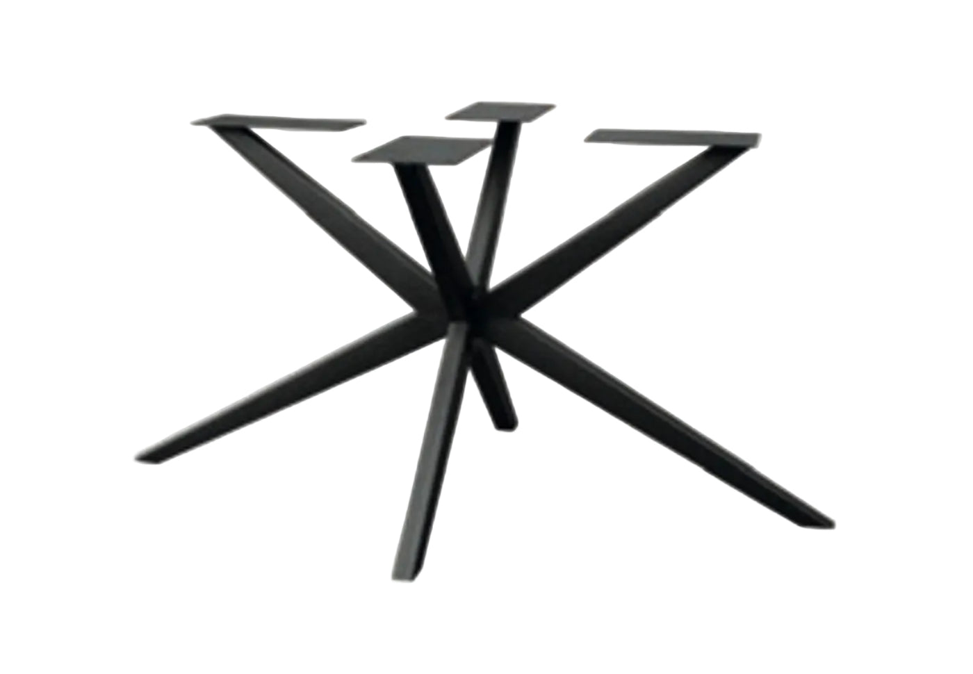 Plateaux de table Spider coniques Piétement Rex Fantasy métal noir