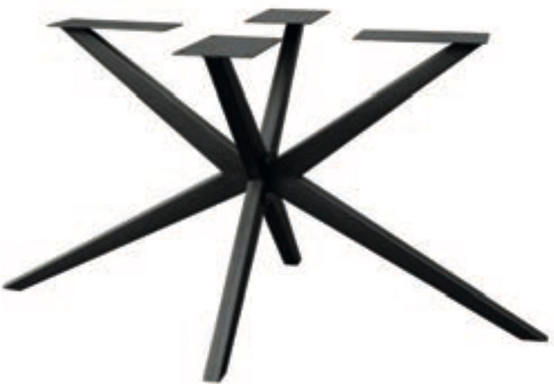 Tischplatten Spider konisch Untergestell Rex Fantasy Metall schwarz