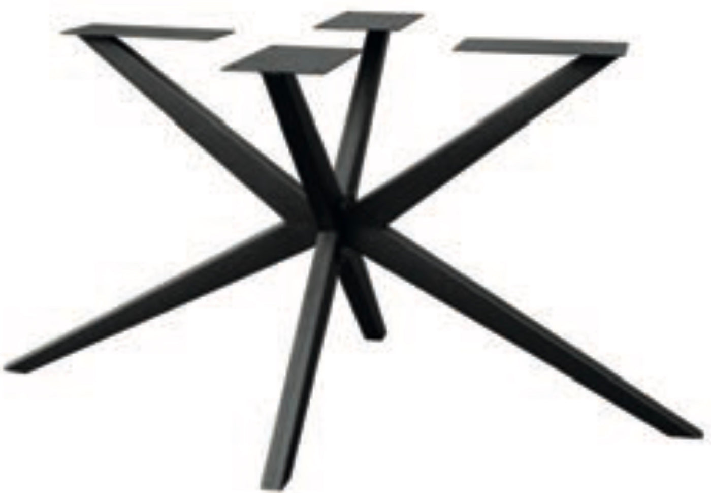 Tischplatten Spider konisch Untergestell Rex Fantasy Metall schwarz