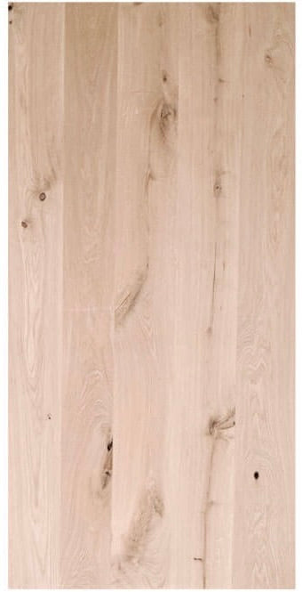 Plateau de table chêne St. Pauli chant droit 4 cm en 9 tailles non traité - DIY