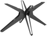 Pied de table massif Ironline Center Spider Ultimate en métal, piètement en métal noir thermolaqué, 2 tailles