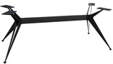 Tischplatten Untergestell Rex Long Fantasy Metall schwarz 200 bis 240 cm