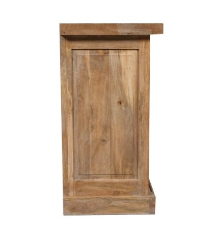 Commode Bombay en manguier massif naturel style industriel 160 cm