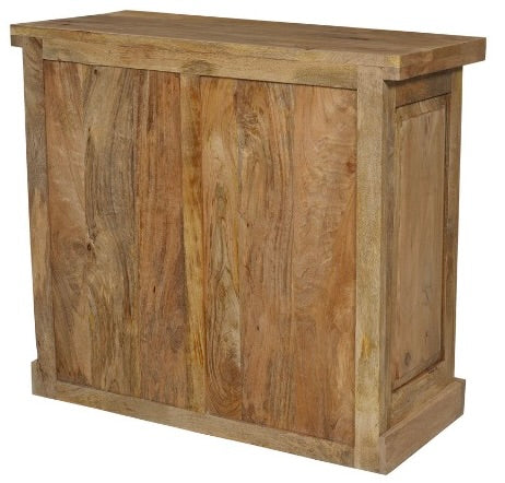 Schrank Bombay Mangoholz natur massiv Industrial Style 100 cm