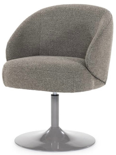Drehbarer 360 Grad Esszimmer Stuhl Rube Armlehnenstuhl Teddystoff in 3 Farben