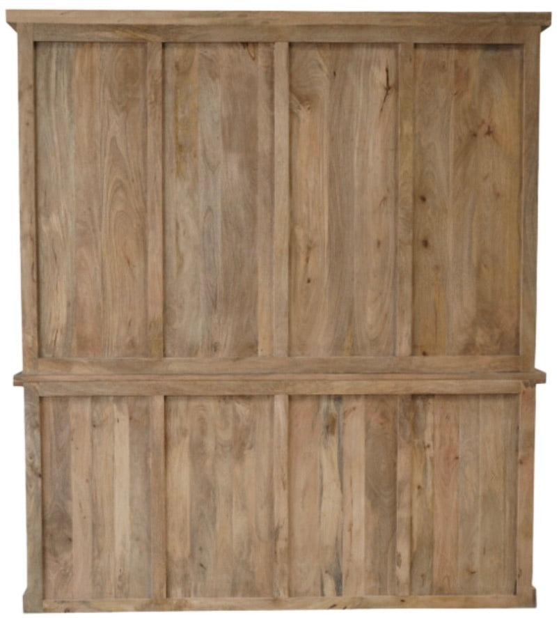 XXL Buffetschrank Bombay Mangoholz natur massiv Industrial Style 200 cm
