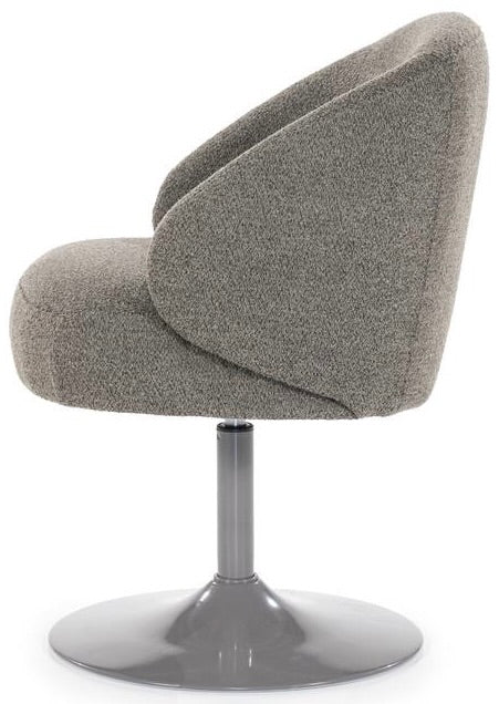 Drehbarer 360 Grad Esszimmer Stuhl Rube Armlehnenstuhl Teddystoff in 3 Farben