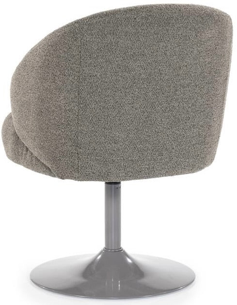 Drehbarer 360 Grad Esszimmer Stuhl Rube Armlehnenstuhl Teddystoff in 3 Farben
