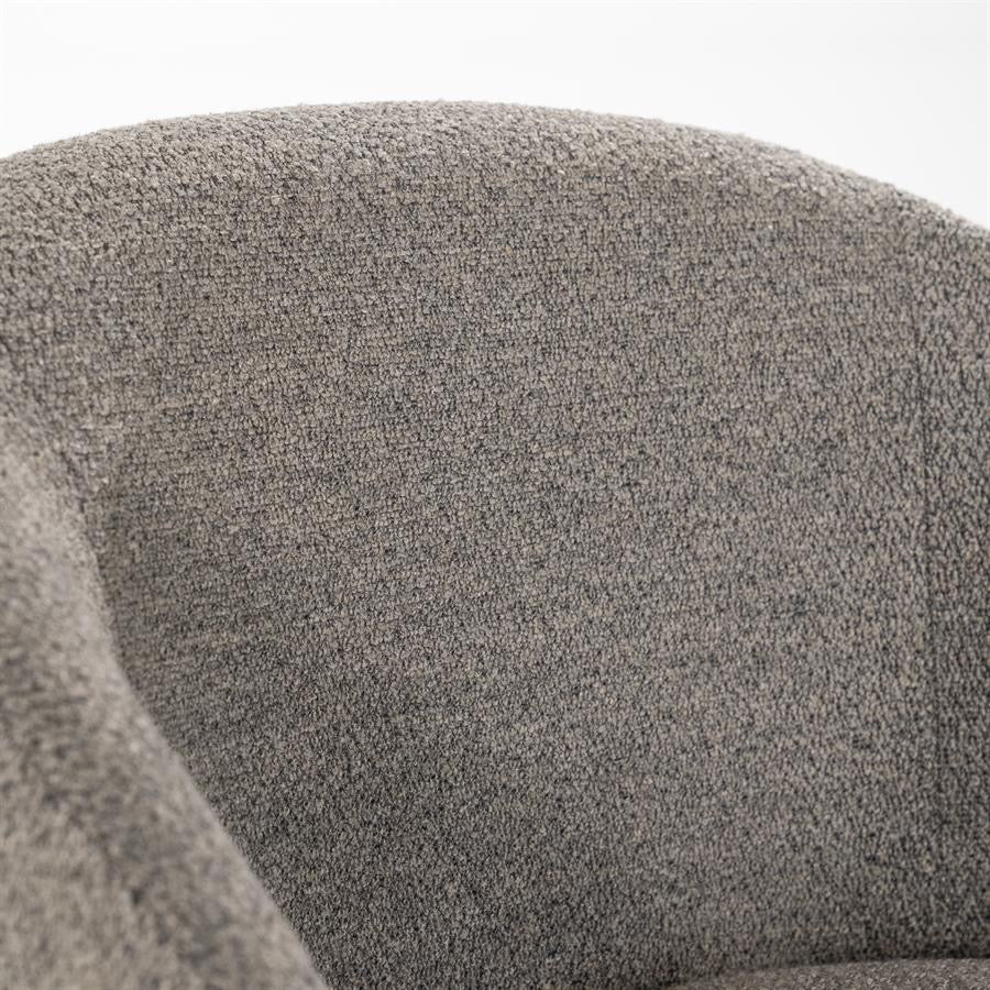 Drehbarer 360 Grad Esszimmer Stuhl Rube Armlehnenstuhl Teddystoff in 3 Farben