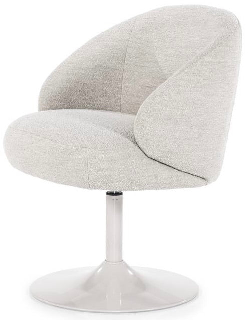 Drehbarer 360 Grad Esszimmer Stuhl Rube Armlehnenstuhl Teddystoff in 3 Farben