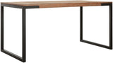 Table à manger en teck recyclé massif naturel 120 - 160 - 200 - 240 cm