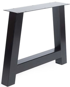 Metall Esstisch Untergestell Set Ironline Regular A in 3 Farben Schwarz Weiß Grau