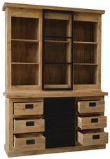 Buffetschrank Bombay Mangoholz natur massiv Industrial Style 160 cm