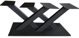 Zentrales Bigfoot Double X Metall Gestell mittig schwarz