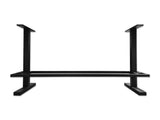 Table de bar Düsseldorf chêne massif pur 160 à 240 cm, épaisseur 3 cm, bois huilé avec pied colonne en métal noir, 5 tailles